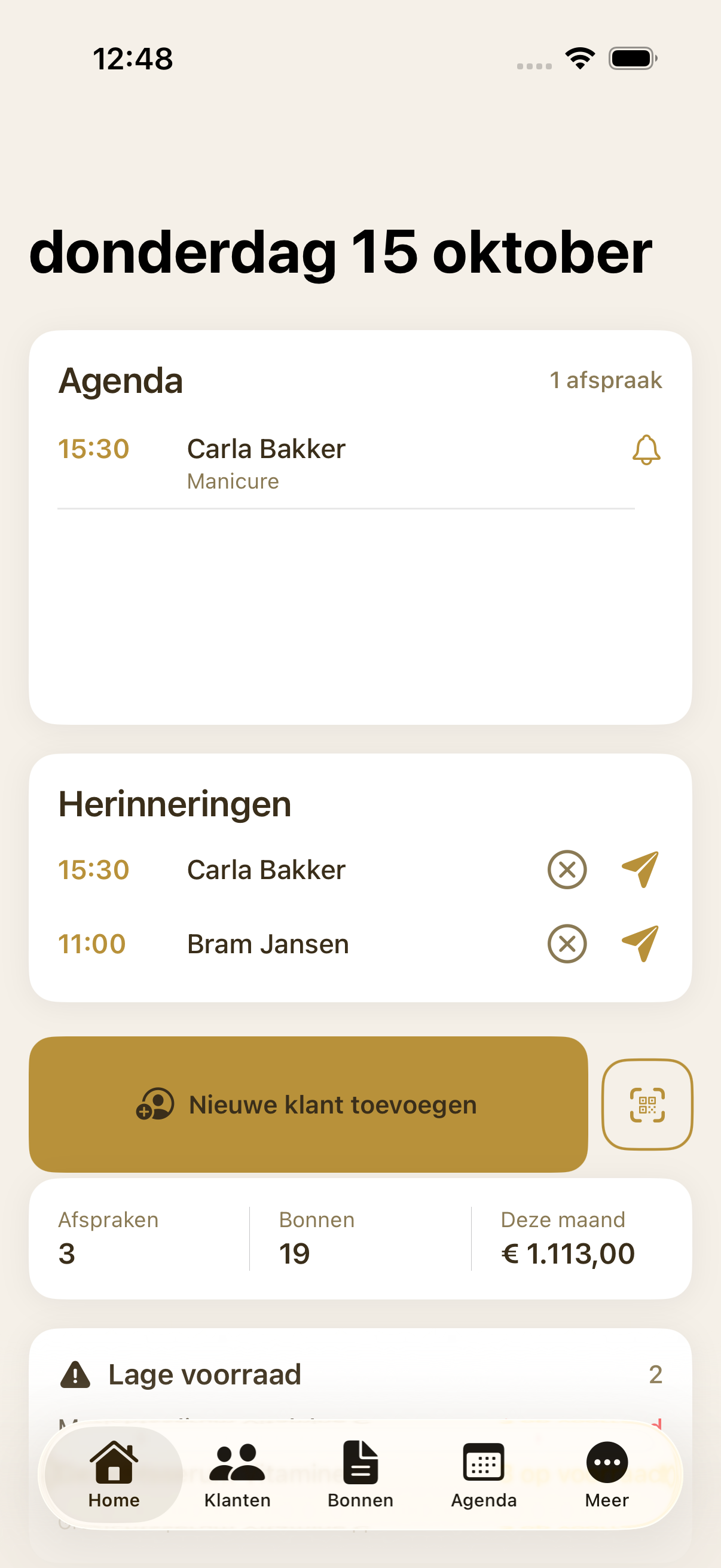 ViCli App — Agenda & Afspraken